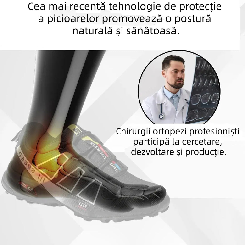 [⏰Reducerea de 55% de astăzi + livrare gratuită se termină în curând]Pantofi ortopedici cu design ergonomic pentru dureri de spate, articulații și picioare - unisex