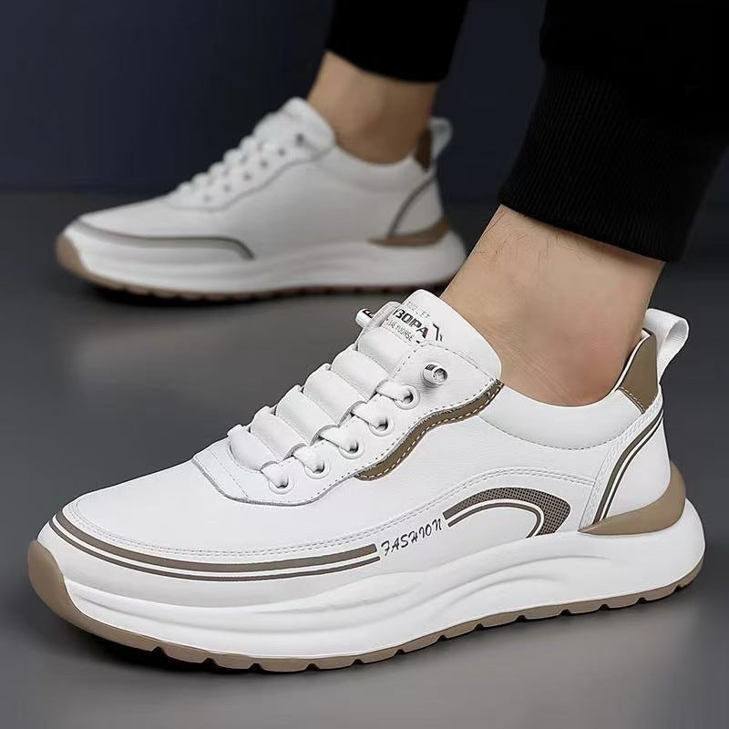 ⏰Μαύρα 50% έκπτωση👟 Παπούτσια πεζοπορίας, δέρμα υψηλής ποιότητας, ραμμένα στο χέρι