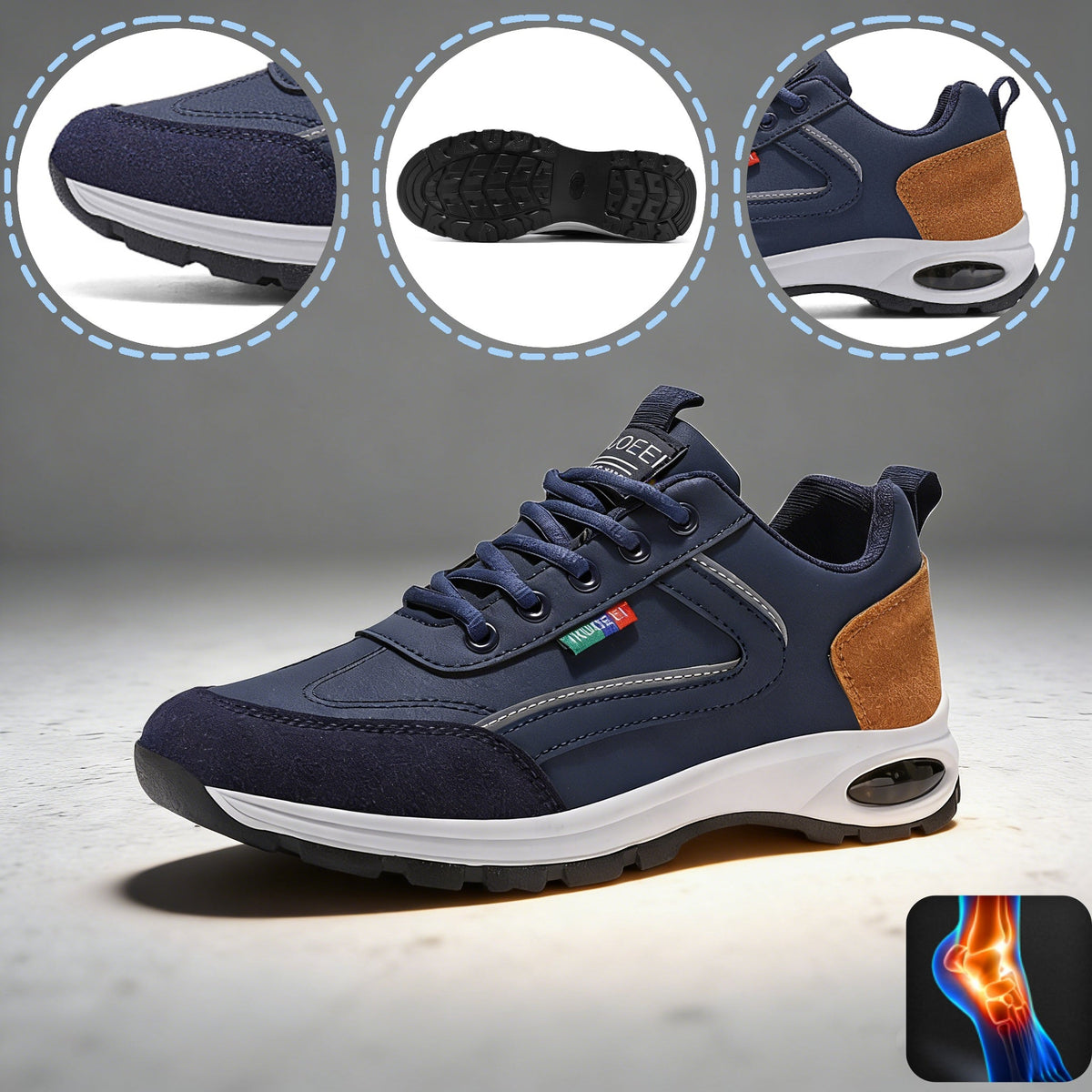 Dimarkent® 【⏰Μισή τιμή σήμερα👟】 Αυτά τα παπούτσια είναι ιδανικά για ολοήμερες δραστηριότητες | Σχεδιασμός στήριξης καμάρας | Ανακουφίζει αποτελεσματικά από την κόπωση | Ανακουφίζει από τον πόνο | Βελτιωμένη αδιάβροχη και αντιολισθητική απόδοση👞
