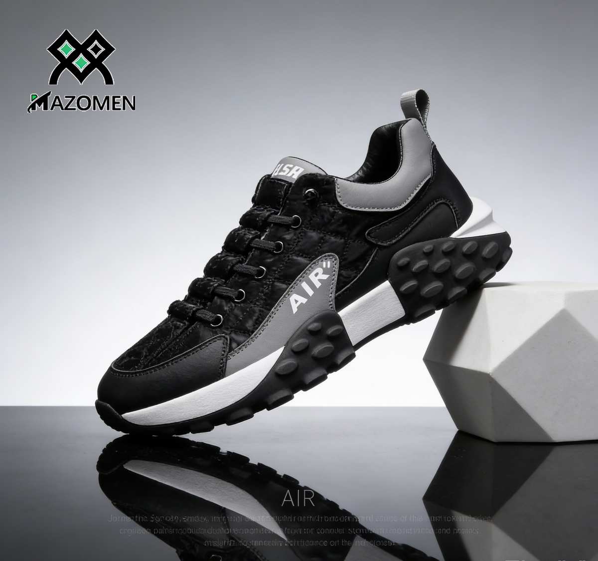 Mazomen®【🔥Περιορισμένης διάρκειας μισή τιμή | Δωρεάν κάλτσες αξίας 20€! ⏰】Unisex ορθοπεδικά παπούτσια 👞 | Άνετα και αντιολισθητικά | Ανακουφίζει από την κόπωση και το πρήξιμο των ποδιών ✨