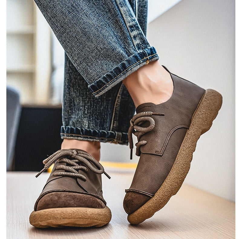 🔥Περιορισμένης διάρκειας έκπτωση 50%! 👞Χειροποίητες μπότες υψηλής ποιότητας. Άνετες, αντιολισθητικές και ανθεκτικές. Ο φαρδύς σχεδιασμός μειώνει την πίεση στο πόδι. Οικολογική πιστοποίηση.