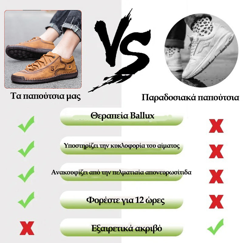 🔥Περιορισμένη χρονική έκπτωση 50%, δερμάτινα ορθοπεδικά παπούτσια υψηλής ποιότητας πρώτης κατηγορίας, 3ήμερη ανακούφιση από τον πόνο των ποδιών