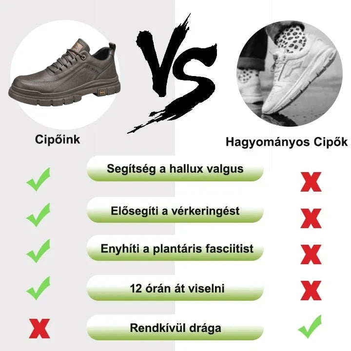 (🔥Korlátozott idejű kedvezmény - ne hagyd ki⏰) Alkalmi cipő férfiaknak Ívtartó, Természetes bőrből, helyes járástartás - ergonomikus kialakítás