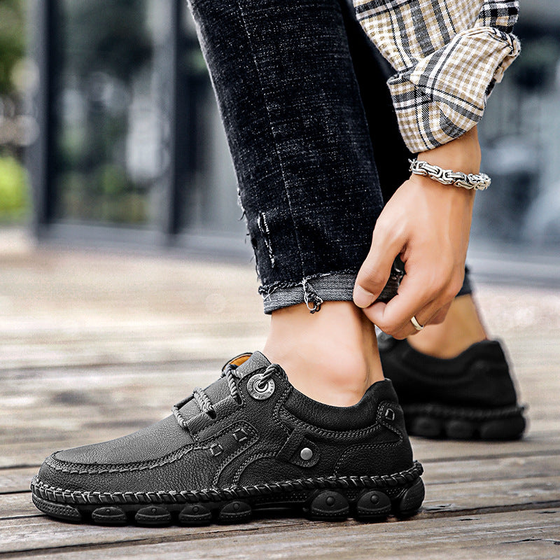 【🎁50% kedvezmény ma - ne hagyd ki】 Ergonomikus kialakítású ortopéd cipő - kiváló minőségű bőr + kézzel varrott 👞