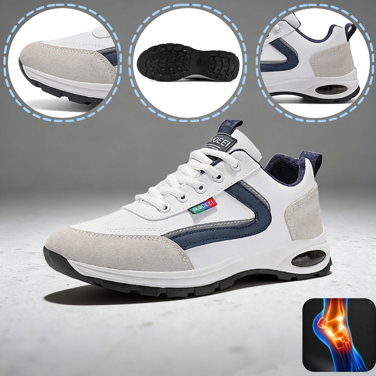 Dimarkent® 【⏰Μισή τιμή σήμερα👟】 Αυτά τα παπούτσια είναι ιδανικά για ολοήμερες δραστηριότητες | Σχεδιασμός στήριξης καμάρας | Ανακουφίζει αποτελεσματικά από την κόπωση | Ανακουφίζει από τον πόνο | Βελτιωμένη αδιάβροχη και αντιολισθητική απόδοση👞