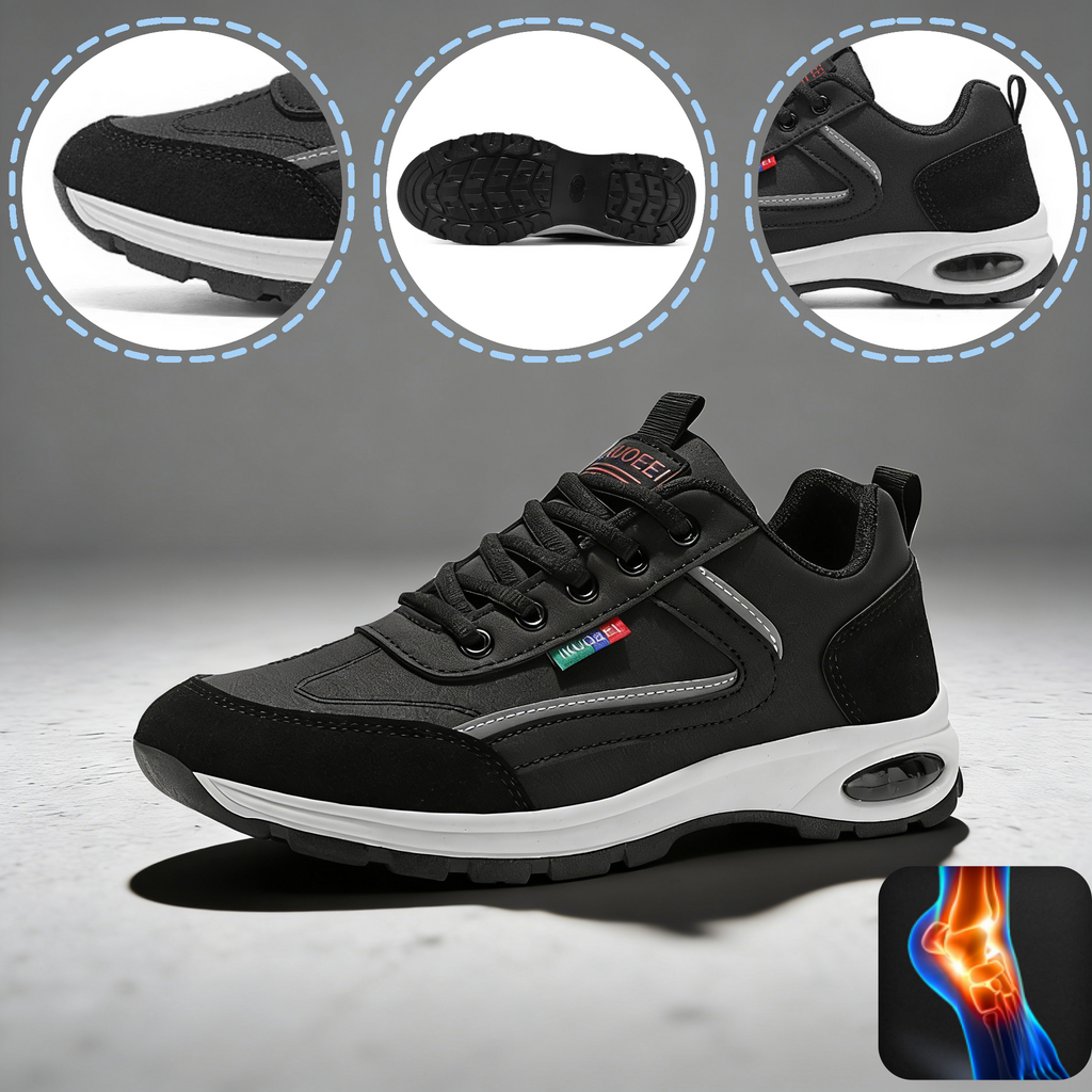 Dimarkent® 【⏰Μισή τιμή σήμερα👟】 Αυτά τα παπούτσια είναι ιδανικά για ολοήμερες δραστηριότητες | Σχεδιασμός στήριξης καμάρας | Ανακουφίζει αποτελεσματικά από την κόπωση | Ανακουφίζει από τον πόνο | Βελτιωμένη αδιάβροχη και αντιολισθητική απόδοση👞