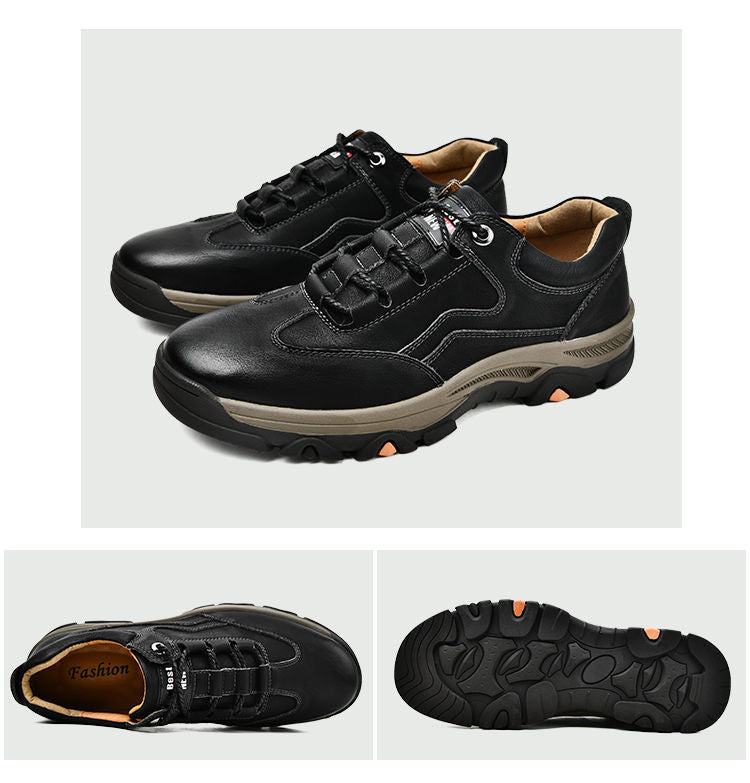 【⏰50% reducere astăzi - se încheie în curând】 Pantofi ortopedici cu design ergonomic - piele de înaltă calitate + cusături manual ✅ Un must-have pentru bărbați👞