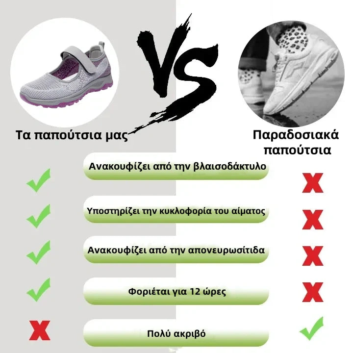 【🔥Χαρίστε το στην αγαπημένη σας φίλη και κερδίστε 50% έκπτωση! 】Μοντέρνα πολυλειτουργικά ορθοπεδικά παπούτσια μασάζ👟 - Ανακουφίστε από τον πόνο στις αρθρώσεις και προστατέψτε τα πόδια σας όλη μέρα