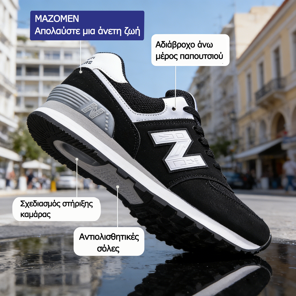 Dimarkent® 【⏰Μισή τιμή σήμερα👟】Αυτά τα παπούτσια είναι ιδανικά για ολοήμερες δραστηριότητες | Σχεδιασμός στήριξης καμάρας | Ανακουφίζει αποτελεσματικά από την κόπωση | Ανακουφίζει από τον πόνο | Βελτιωμένη αδιάβροχη και αντιολισθητική απόδοση 👞