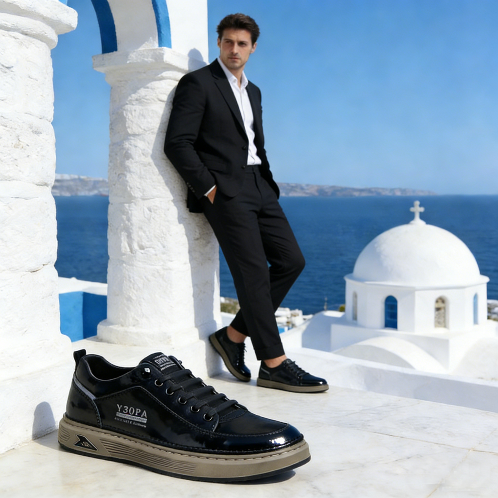 Dimarkent®【⏰50% έκπτωση για περιορισμένο χρονικό διάστημα! 】Πολυτελή δερμάτινα παπούτσια από αυστραλιανό δέρμα μοσχαριού | ανακούφιση από τον πόνο στα πόδια για 3 ημέρες（副本）