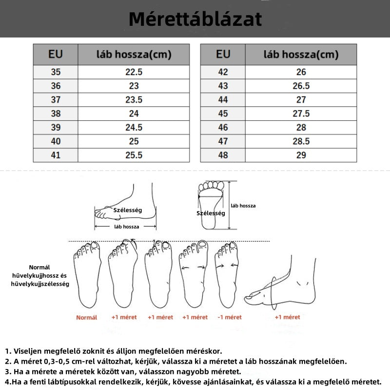 【🎁50% kedvezmény ma - ne hagyd ki】 Ergonomikus kialakítású ortopéd cipő - kiváló minőségű bőr + kézzel varrott 👞