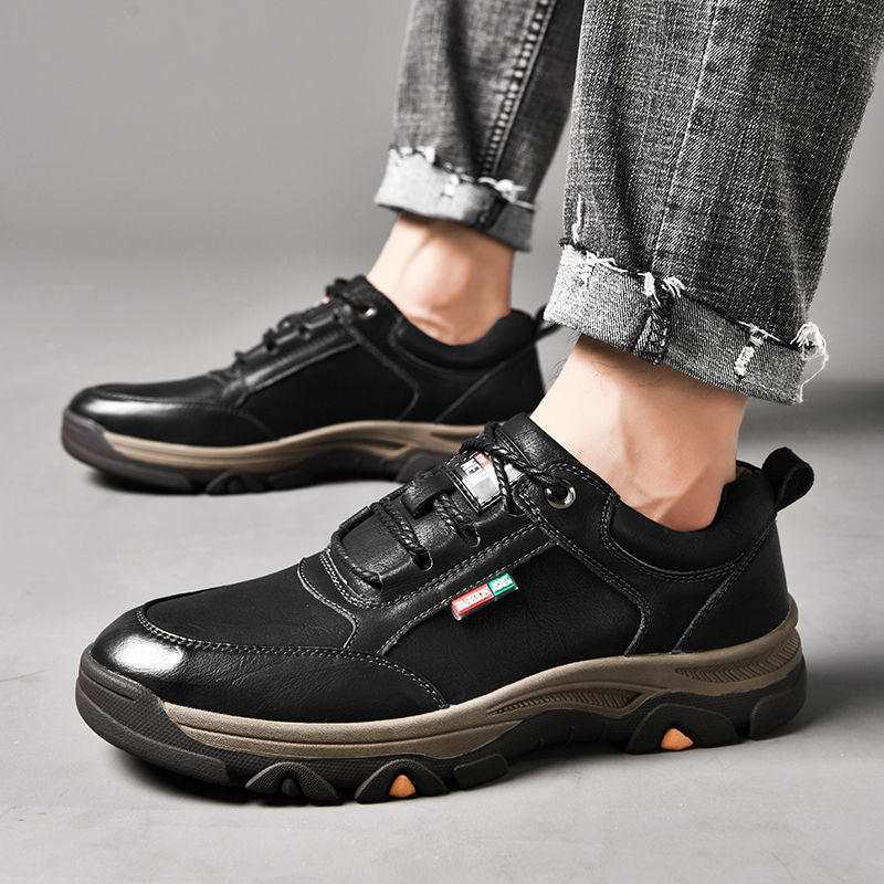 【⏰50% reducere astăzi - se încheie în curând】 Pantofi ortopedici cu design ergonomic - piele de înaltă calitate + cusături manual ✅ Un must-have pentru bărbați👞