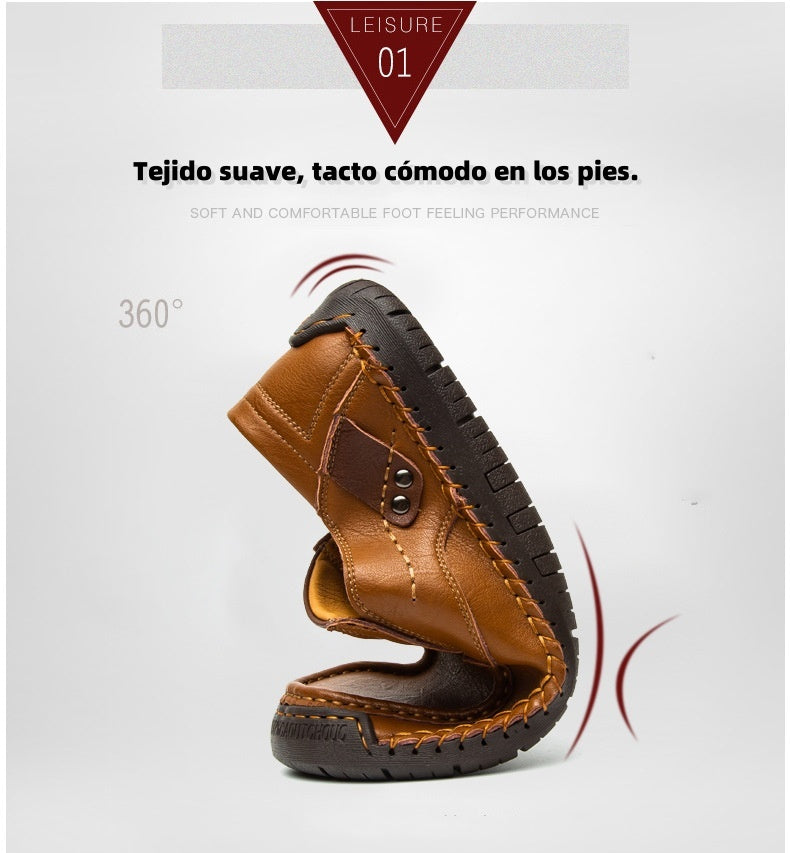 [60% de descuento por tiempo limitado, no te lo pierdas] Diseño ergonómico: zapatos de cuero modernos, suaves y cómodos (más cómodos)
