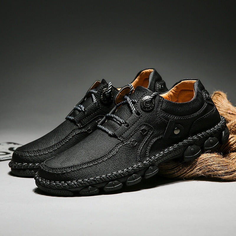 【🎁50% kedvezmény ma - ne hagyd ki】 Ergonomikus kialakítású ortopéd cipő - kiváló minőségű bőr + kézzel varrott 👞