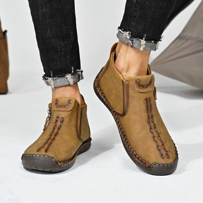 【🎁50% kedvezmény ma - ne hagyd ki】 Ergonomikus kialakítású ortopéd cipő - kiváló minőségű bőr + kézzel varrott 👞