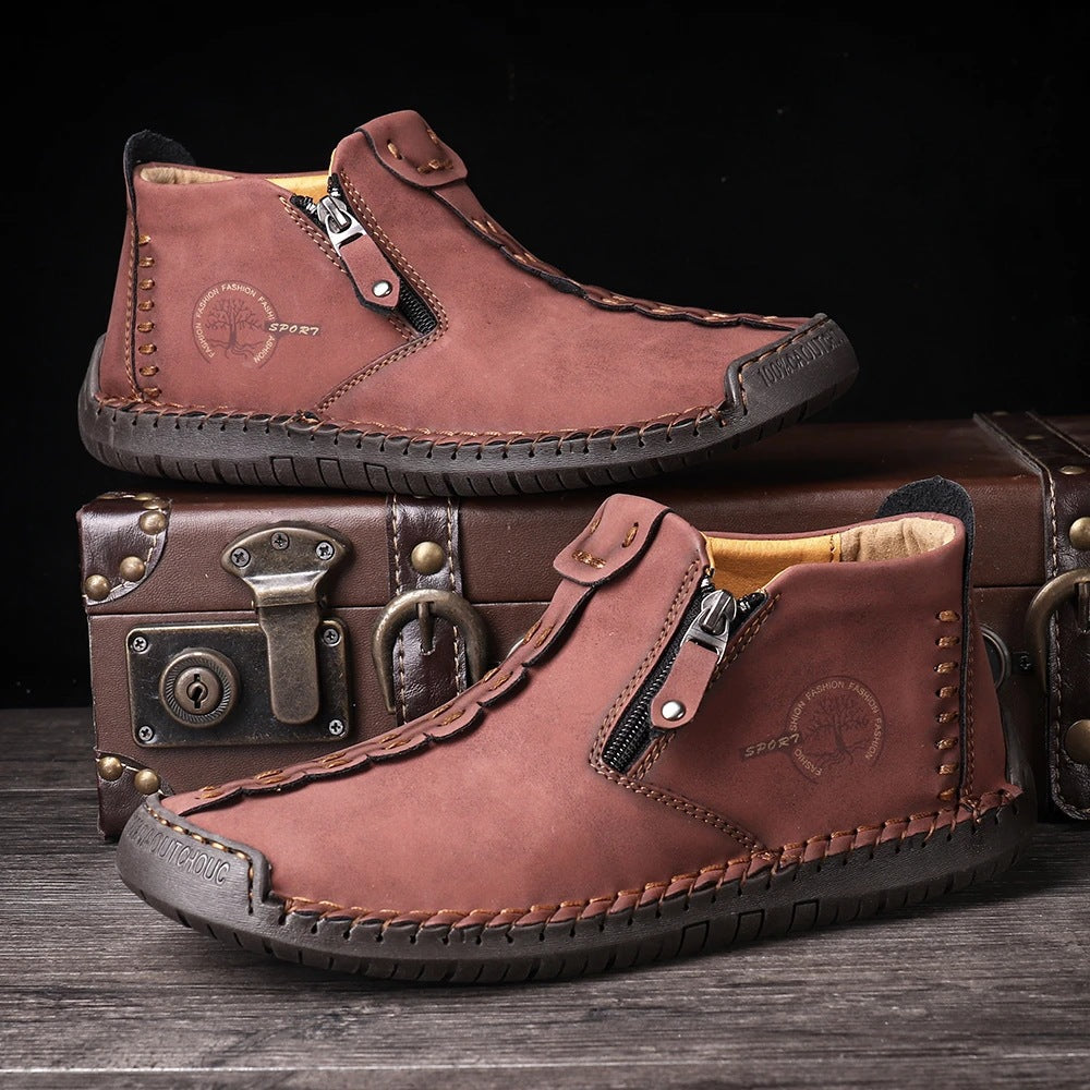 【🎁50% kedvezmény ma - ne hagyd ki】 Ergonomikus kialakítású ortopéd cipő - kiváló minőségű bőr + kézzel varrott 👞