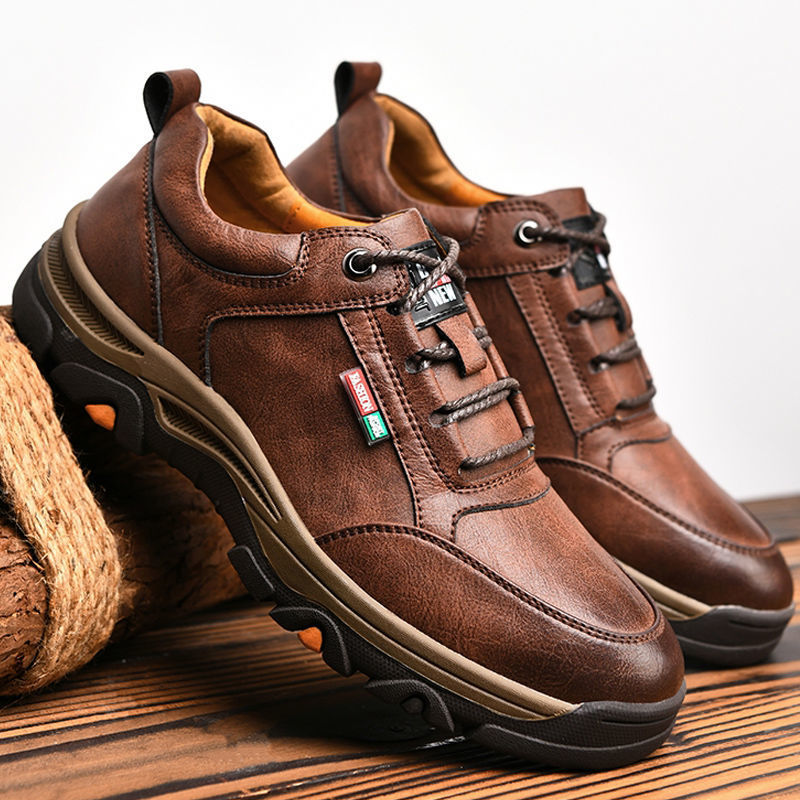 【⏰50% reducere astăzi - se încheie în curând】 Pantofi ortopedici cu design ergonomic - piele de înaltă calitate + cusături manual ✅ Un must-have pentru bărbați👞