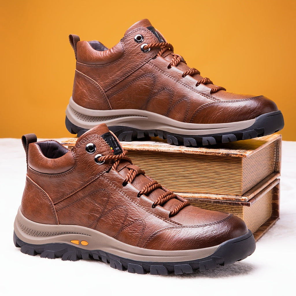 (🔥Sconto del 50% oggi - non lasciartelo sfuggire) - Scarpe alte in morbida e comoda pelle di vitello italiana (disponibile anche in peluche🔥)