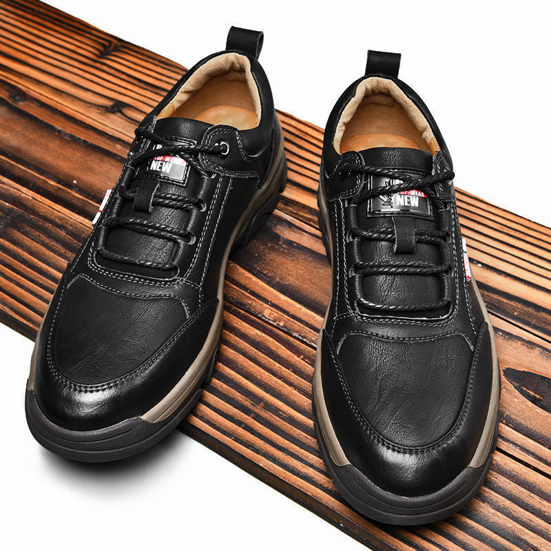 【⏰50% reducere astăzi - se încheie în curând】 Pantofi ortopedici cu design ergonomic - piele de înaltă calitate + cusături manual ✅ Un must-have pentru bărbați👞