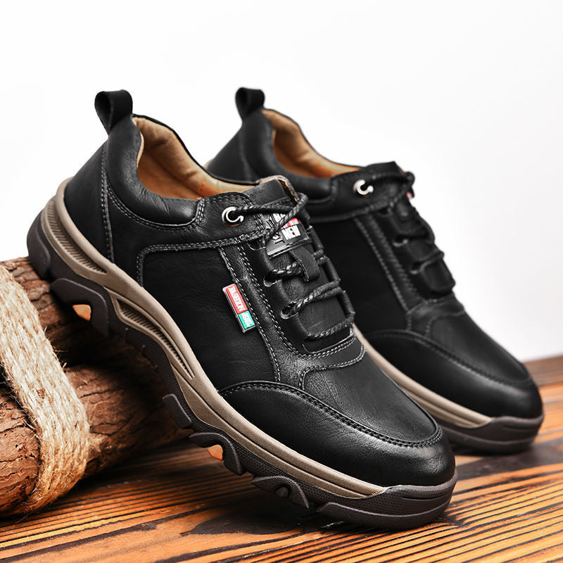 【⏰50% reducere astăzi - se încheie în curând】 Pantofi ortopedici cu design ergonomic - piele de înaltă calitate + cusături manual ✅ Un must-have pentru bărbați👞