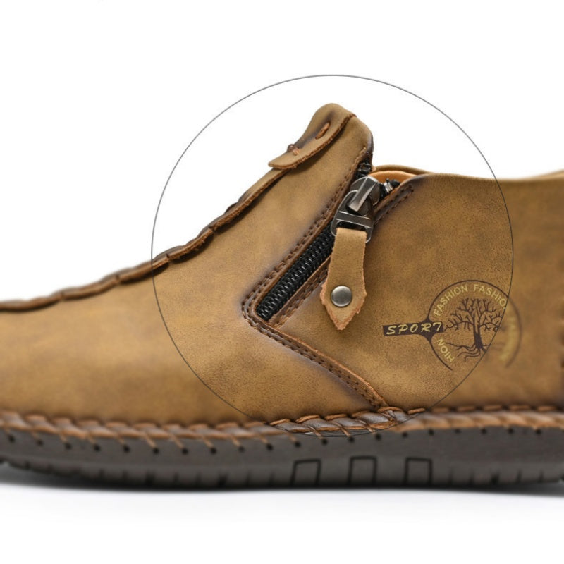 【🎁50% kedvezmény ma - ne hagyd ki】 Ergonomikus kialakítású ortopéd cipő - kiváló minőségű bőr + kézzel varrott 👞