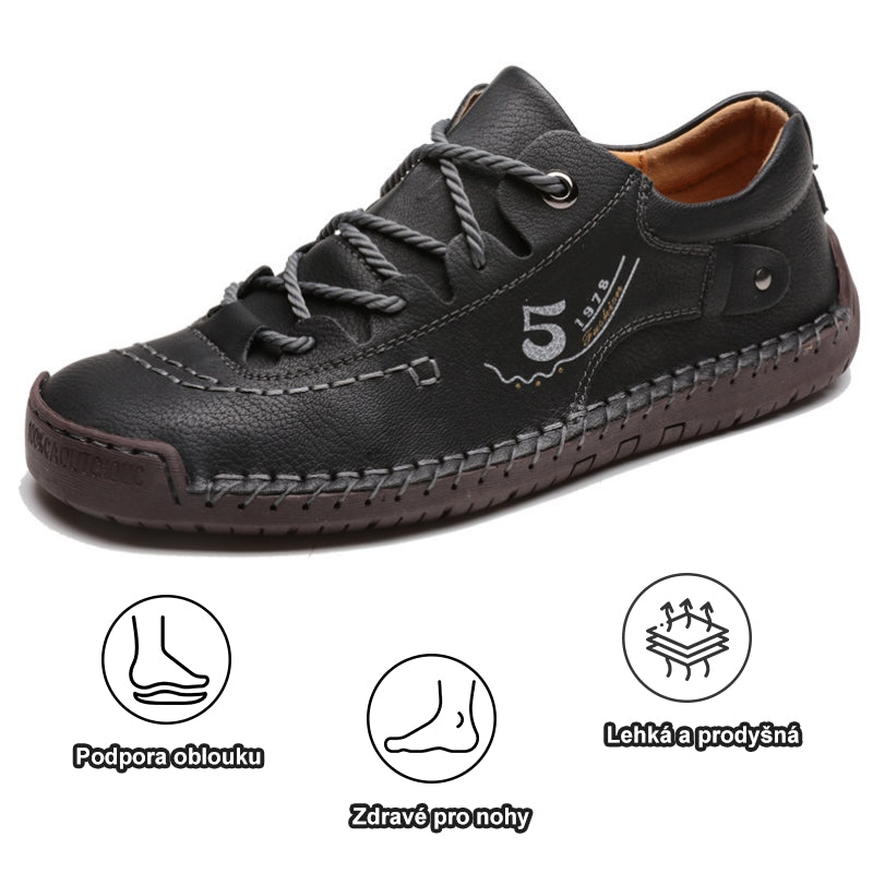 🛒Zľava za polovičnú cenu, do dneška. Ergonomická ortopedická obuv: vysoko kvalitná koža + ručne šitá