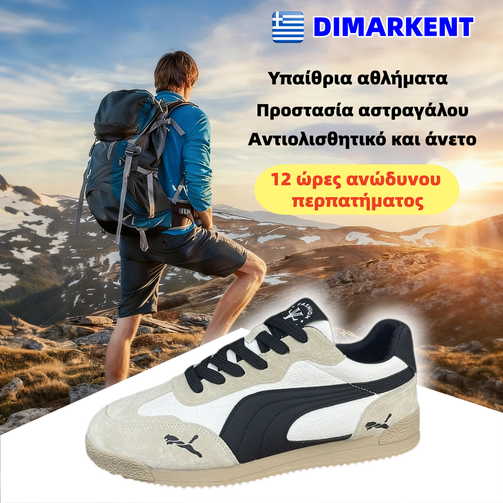 ⏰50% έκπτωση για τα Χριστούγεννα. 👟Unisex παπούτσια πεζοπορίας. Άνετα και αναπνεύσιμα, κατάλληλα για περπάτημα όλη μέρα.