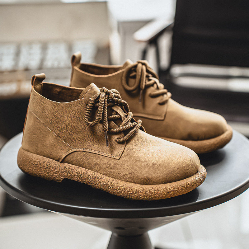🔥Περιορισμένης διάρκειας έκπτωση 50%! 👞Χειροποίητες μπότες υψηλής ποιότητας. Άνετες, αντιολισθητικές και ανθεκτικές. Ο φαρδύς σχεδιασμός μειώνει την πίεση στο πόδι. Οικολογική πιστοποίηση.