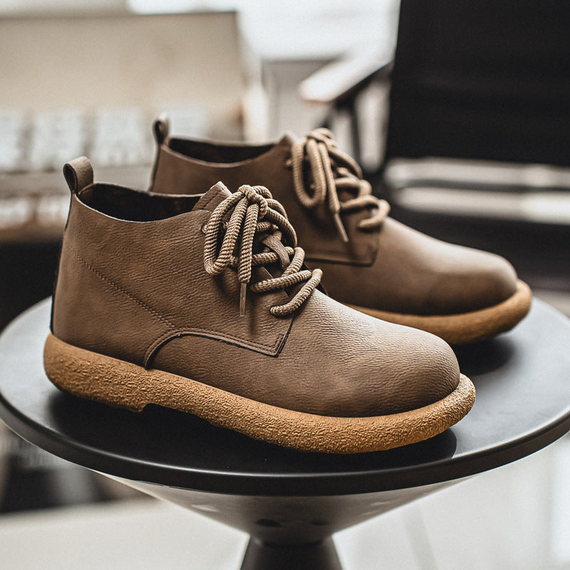 🔥Περιορισμένης διάρκειας έκπτωση 50%! 👞Χειροποίητες μπότες υψηλής ποιότητας. Άνετες, αντιολισθητικές και ανθεκτικές. Ο φαρδύς σχεδιασμός μειώνει την πίεση στο πόδι. Οικολογική πιστοποίηση.