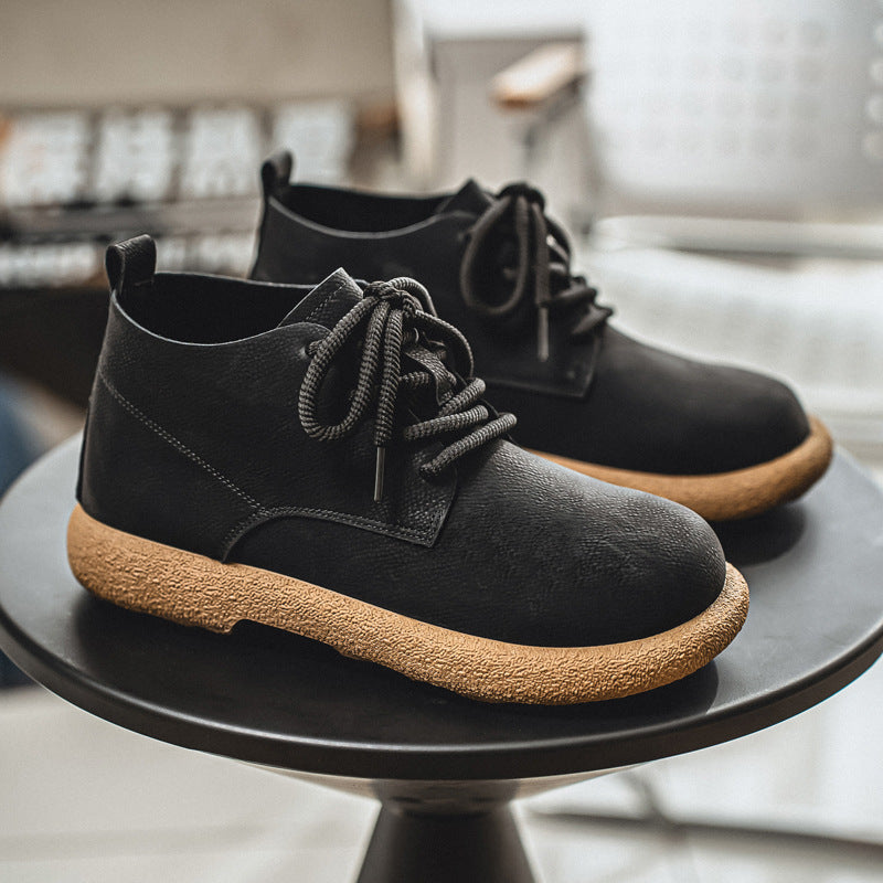 🔥Περιορισμένης διάρκειας έκπτωση 50%! 👞Χειροποίητες μπότες υψηλής ποιότητας. Άνετες, αντιολισθητικές και ανθεκτικές. Ο φαρδύς σχεδιασμός μειώνει την πίεση στο πόδι. Οικολογική πιστοποίηση.