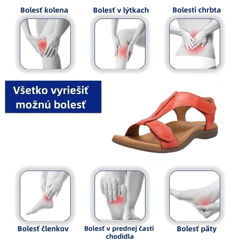【⏰Nové letné sandále! Polovičná cena na obmedzený čas, končí dnes! 】Ergonomicky navrhnuté sandále: Ľahko zmierňujú bolesť nôh.